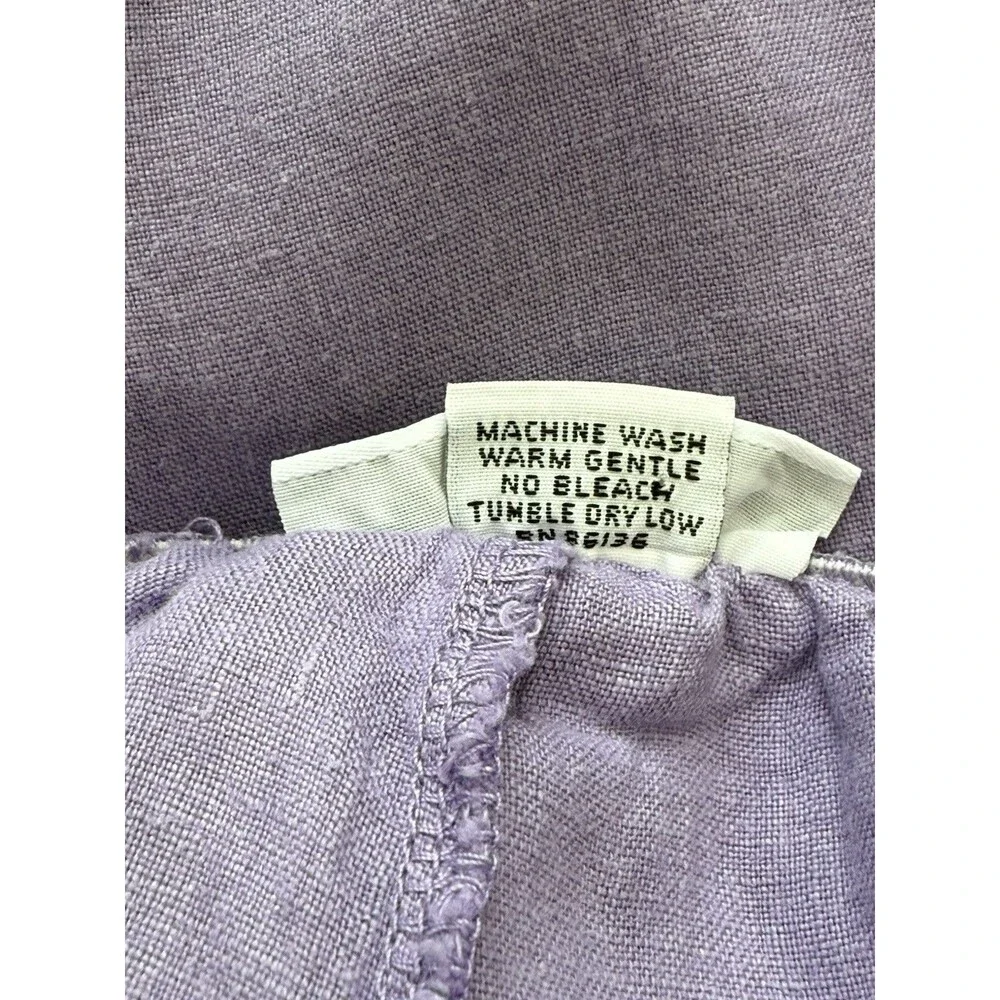 Bryn Walker Linen Lavender Women's Pants - Picture 5 of 8